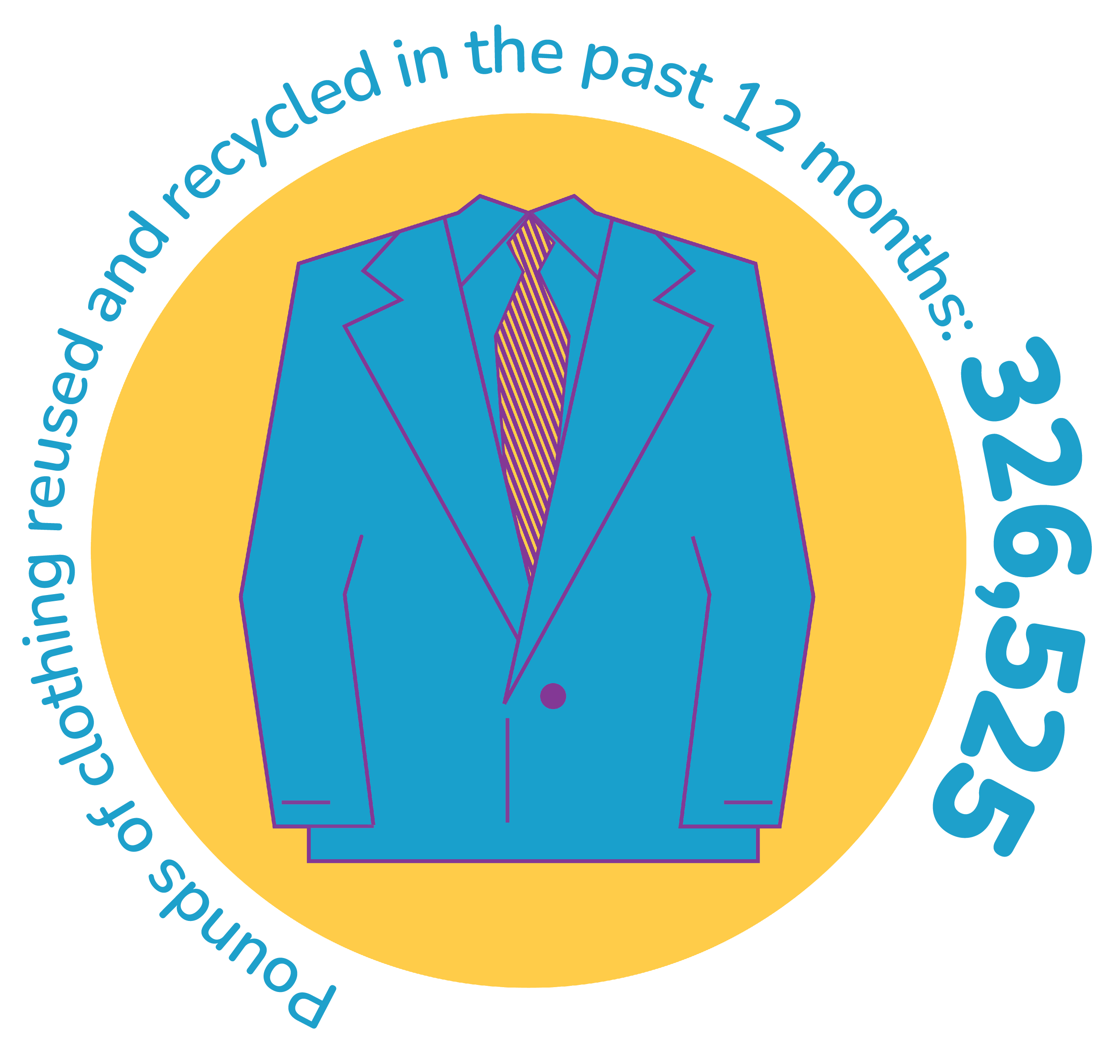 Jacket icon with text